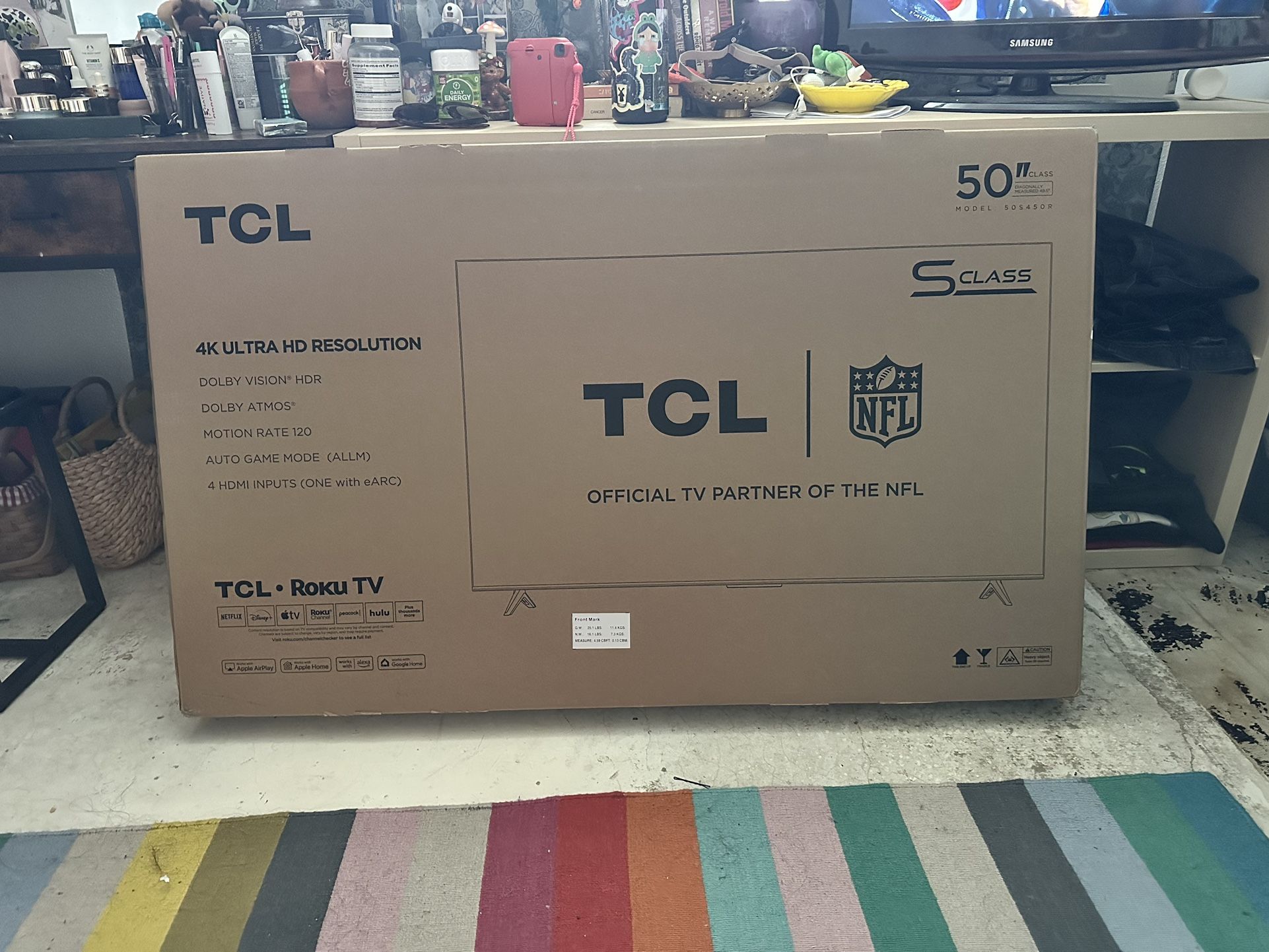 TCL Roku TV 50”
