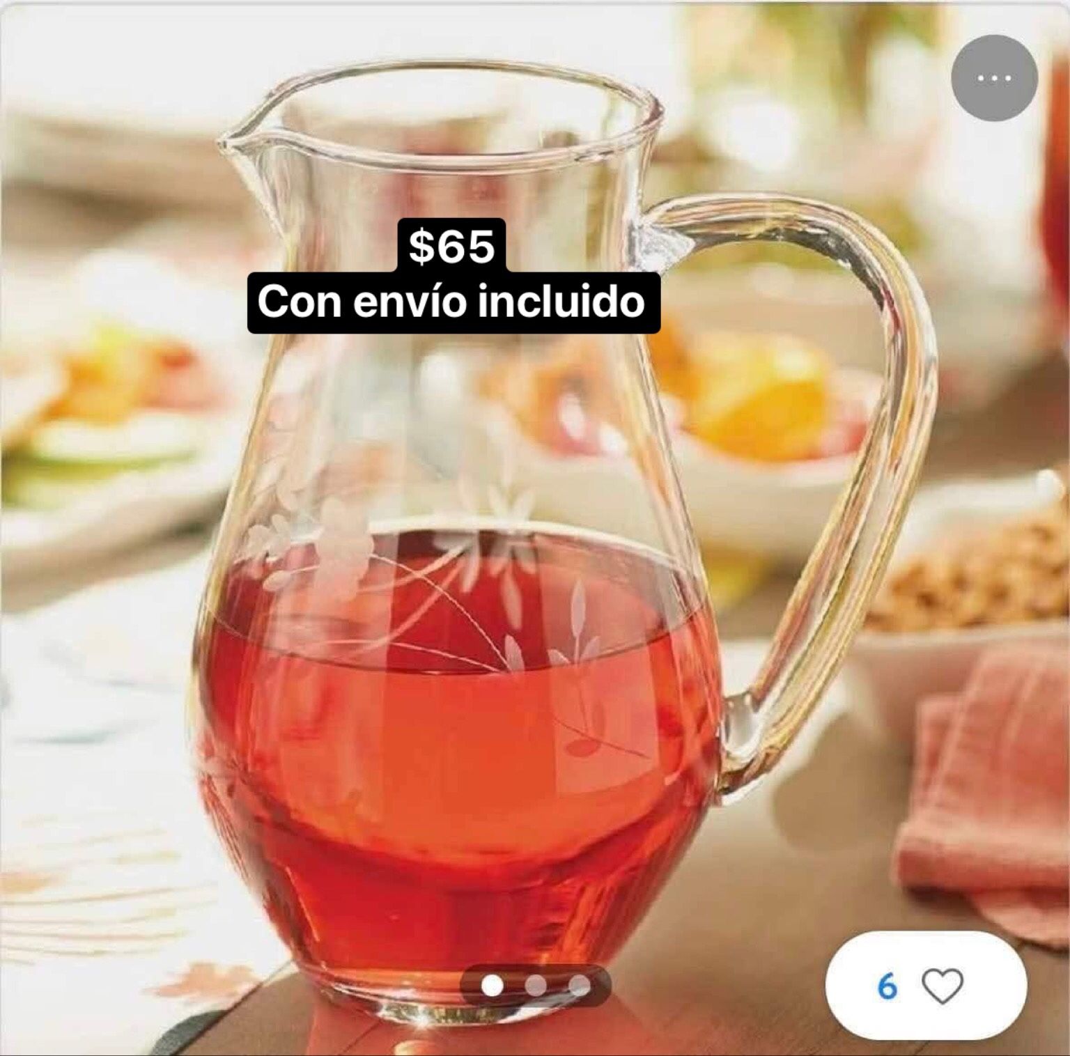 Jarra De Cristal De Princess House