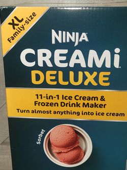 Ninja CREAMi Deluxe 11-in-1 Ice Cream and Frozen Treat Maker - Silver
