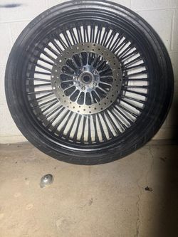 23” wide spoke wheel