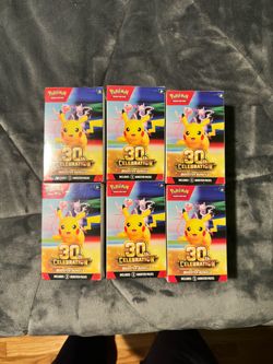 Pokemon 30th Celebration Booster Bundle (6)