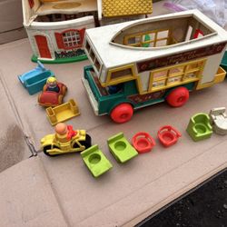 Vintage Fisher, Price, Camper, And Boat With Extra