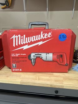 Milwaukee 1/2” right angle drill