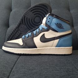 Kids Shoes: Air Jordan 1 High Retro Obsidian Size 7Y - GS UNC