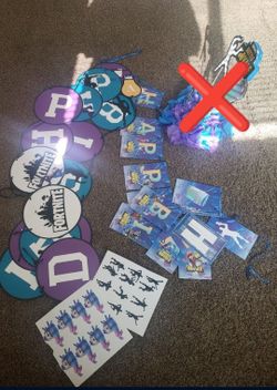 Fortnight Bday Banners 2 And Sheets To Cut Out