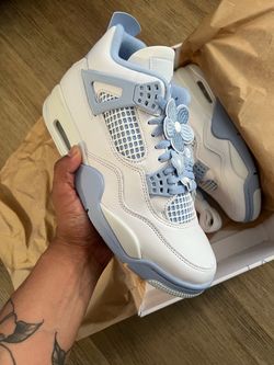 Jordan 4 White/Baby Blue