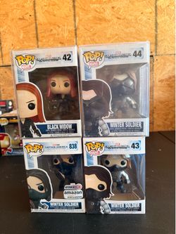 Marvel Captain America The Winter Soldier Funko Pop Lot