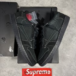 Jordan 1 Low Black Phantom Size 9 Men