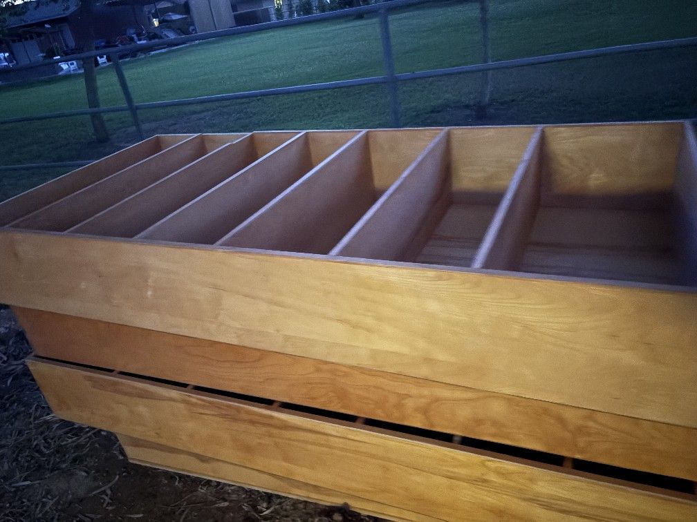 FREE 3 Wooden Shelf Units And 2 Large Mirrors