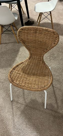 wicker desk chair