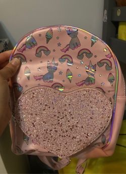 Unicorn rainbow mini backpack