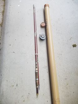 Vintage Custom Built Twelve Fifty True Temper No. 1255A Fly Fishing Rod  with case and reel. for Sale in Sheridan, CO - OfferUp