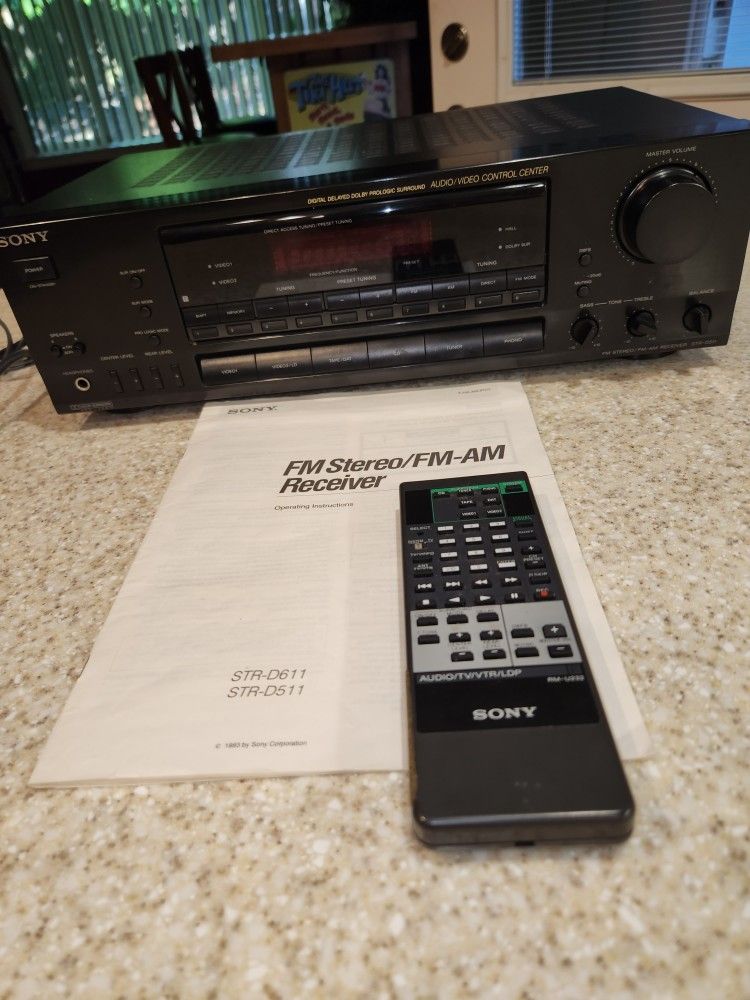 Sony STR D511 Stereo Receiver