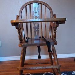 High Chair Wooden