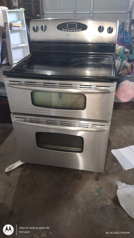 Electric range With Double oven