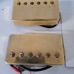 GFS Fat Pat Humbuckers Gold