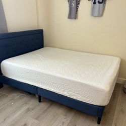 Queen Mattress and Frame