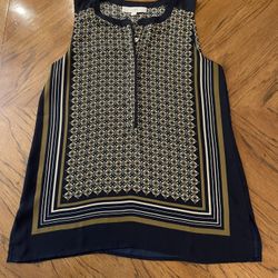 Like New Ann Taylor Loft Sleeveless Half Button Down Tank Blouse - Size XS