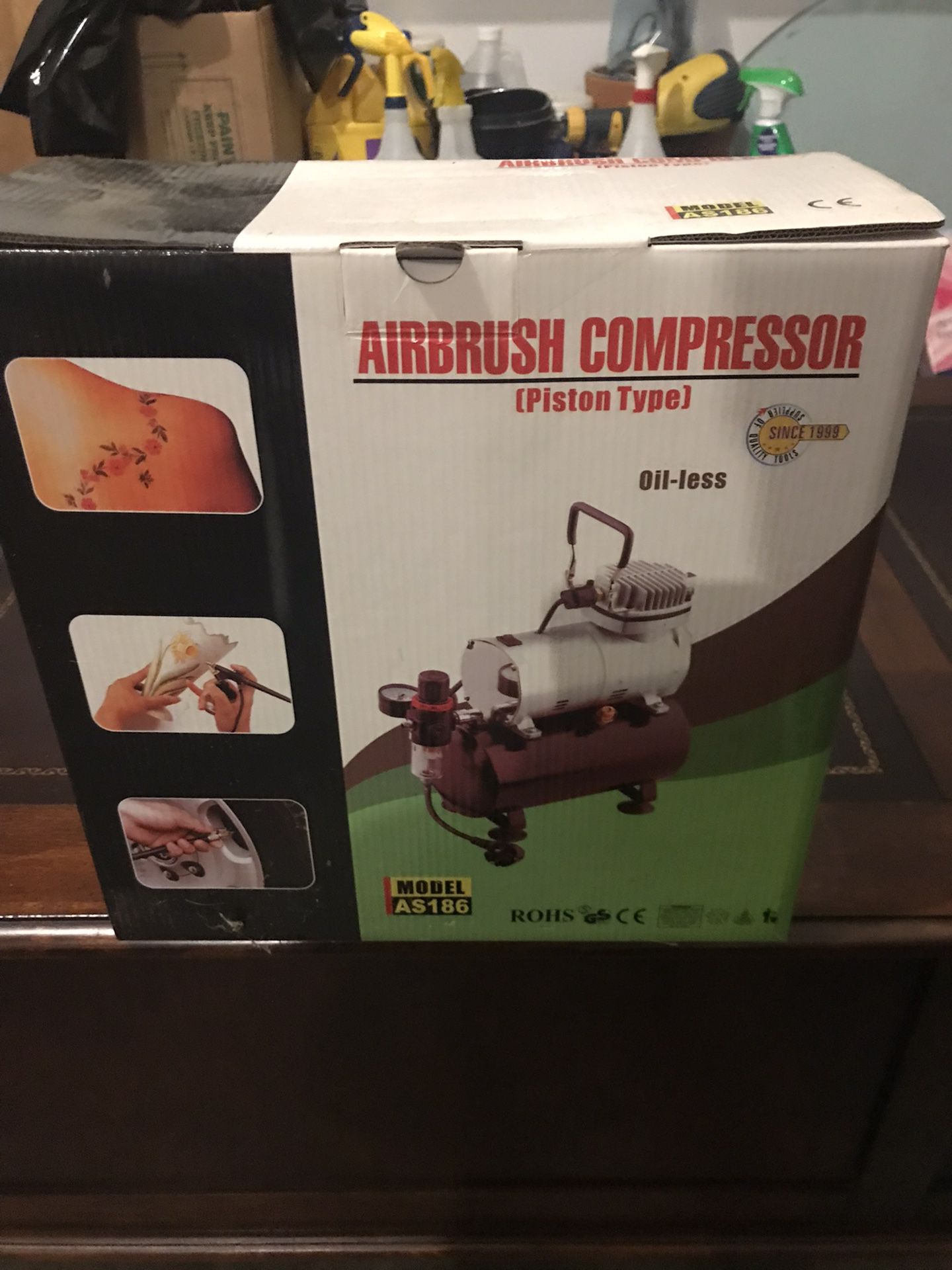 AS 186 Air Brush Compressor New