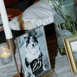 25 Wedding Party Table Number Holders