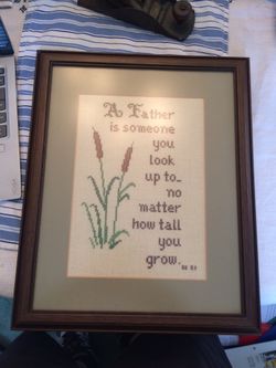 Counted Thread Fathers Day