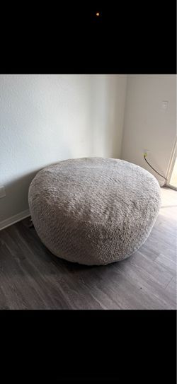 Moving sale: Oversized Round Bean Bag – 54"