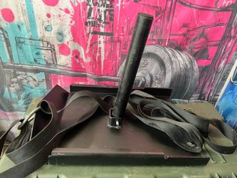Sled drag w/strap collapsable