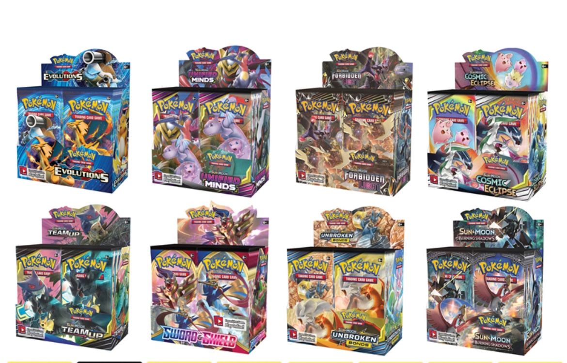 Sealed Pokémon Booster Box Stock – Pick Any!