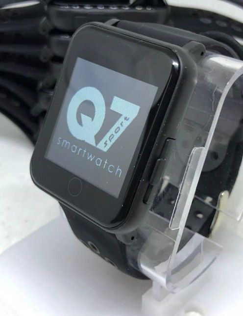 🔥Brand New Black Q7 Smart Watch Open Box for iPhone and Android 💲