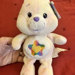 Vintage 2003 Care Bear 20th Anniversary 8” True Heart Bear