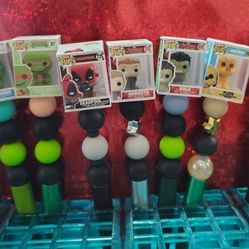 Beaded Character Pens