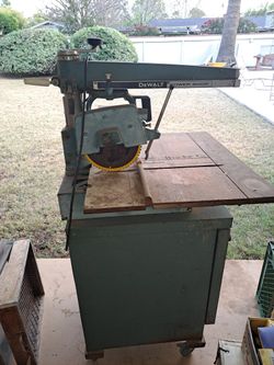 Vintage DeWalt Radial Arm Saw