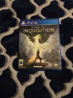 PS4 Dragon Age Inquisition game