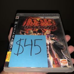 PlayStation 3 video game ps3 Tekken 6