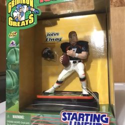 🏈 Starting Lineup John Elway NFL Denver Broncos Gridiron Greats-👀 LQQK! 🏈