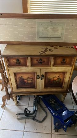 Hand Painted Dresser From Italy