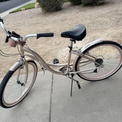 Kent 26” Bayside Rose Gold Bicycle GS72653 - Needs Repairs