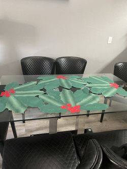 4 Piece Xmas Placemats 21”x14”