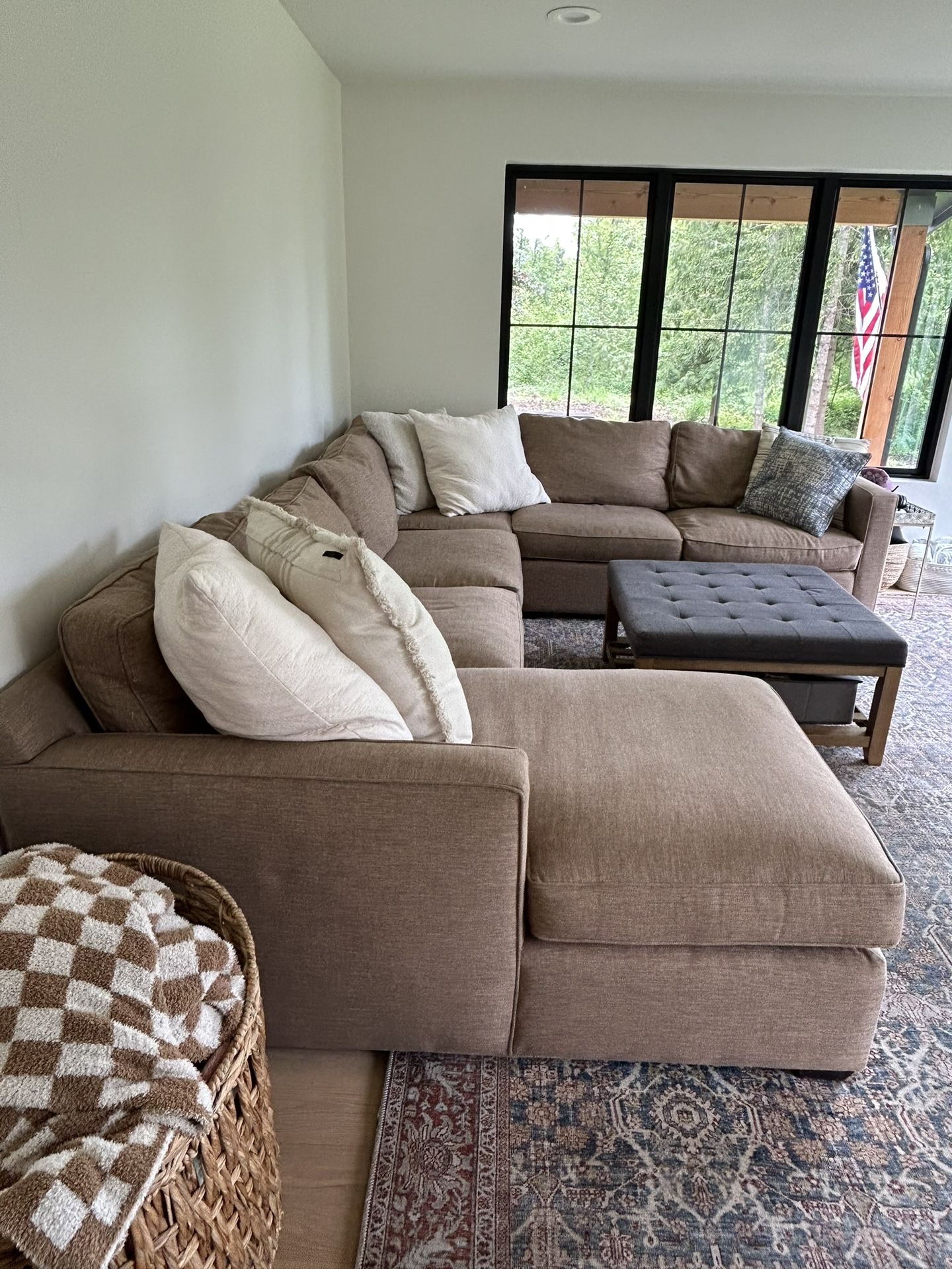 Crate & Barrel Sectional