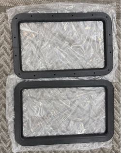 Travel trailer door window frames – 2 Sets of 2