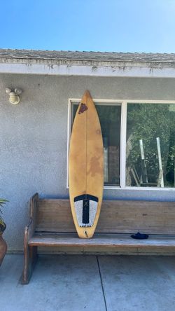Vintage Clyde Beatty Junior surfboard.