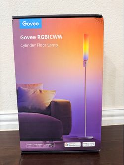 Govee Cylinder floor smart lamp  works with google and Alexa
