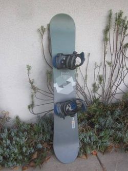 BURTON 162cm Snowboard XL Burton Bindings EX COND