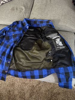 Motorcycle riding flannel