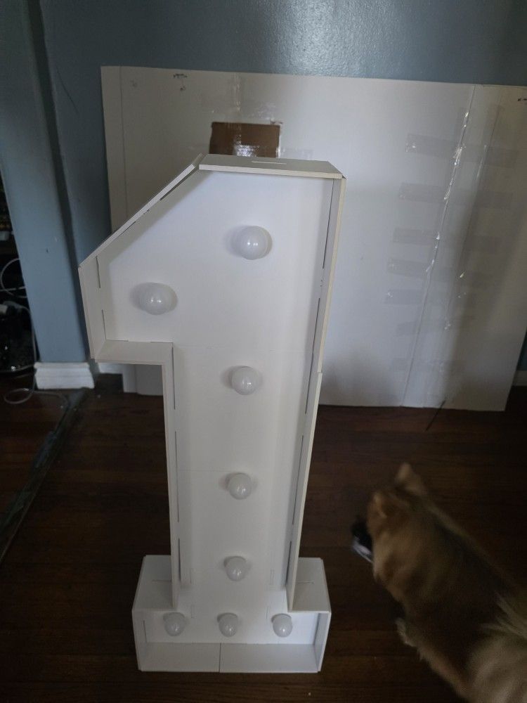 "#1" Foam Board For Pictures Or Back Drop