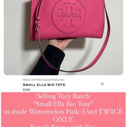 Authentic Tory Burch Tote