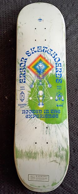 NEW !!! ARBOR Whiskey Experience 8.0" Skateboard DECK