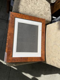 Five Burl Walnut Picture Frames
