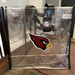 NFL Arizona Cardinals Clear Stadium Approved Bag