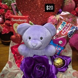 Valentine's Purple Gummy Bear